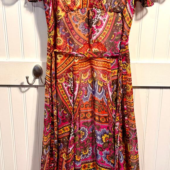 Akemi and Kin Anthropologie Boho Maxi Dress Size 2 - Picture 3 of 9